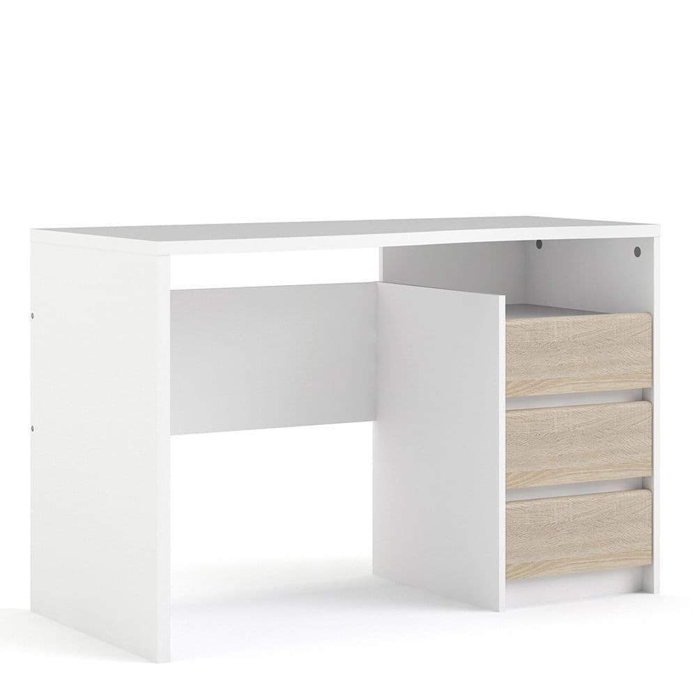 Business Plus Business Plus Desk 3 drawers White Oak structure in White Oak structure